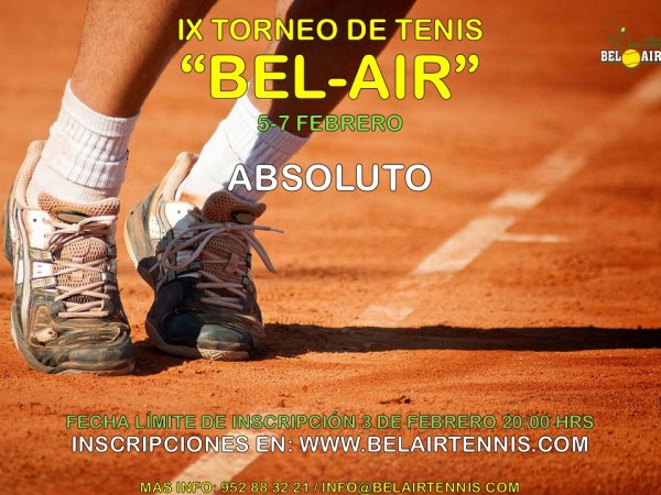 IX TORNEO DE TENIS 'BEL-AIR'