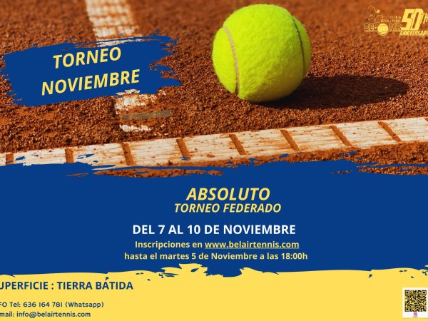 TORNEO ABSOLUTO NOVIEMBRE