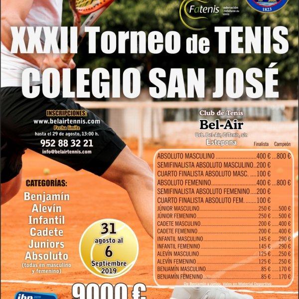XXXII TORNEO DE TENIS COLEGIO SAN JOSÉ